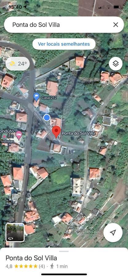 Studio Privado Com Vista Mar E Montanha Понта-ду-Сол Экстерьер фото